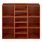 Cherry Wood Connect Storage Bookshelf