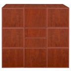 Cherry Wood Connect Storage Bookshelf