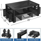 2 Tier Metal Monitor Stand