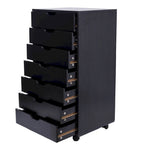 Wood Filing Cabinet Mobile Storage File Cabinet