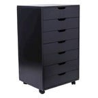 Wood Filing Cabinet Mobile Storage File Cabinet