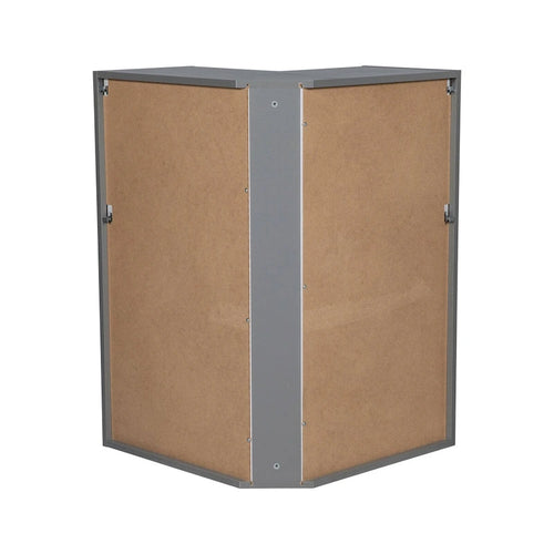 24 x 42 Wall Easy Reach-Double Door-Grey - 24 x 42 x 12