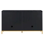 Sideboard with Extra Large Storage Space with Metal Handles and Support Legs for Living Room and Dining Room