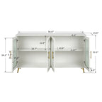 Sideboard Storage Cabinet & Adjustable Shelves for Living Room Bedroom