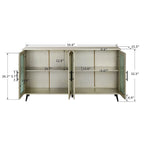 Sideboard Storage Cabinet & Adjustable Shelves for Living Room Bedroom