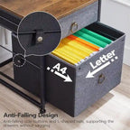 File Cabinet 2-Drawer Filing Cabinet - 15.7D x 15.7W x 19.6H
