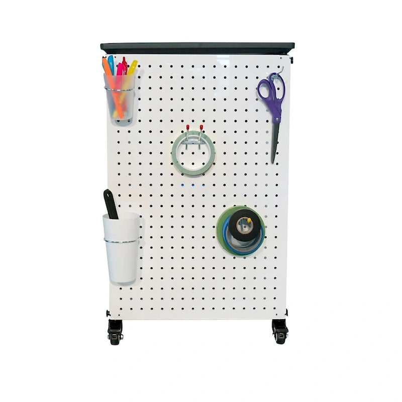Modular Classroom Storage Cabinet - 4 stacked modules with 24 small bins - N/A