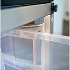 Modular Classroom Storage Cabinet - 4 stacked modules with 24 small bins - N/A
