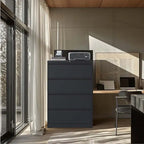 4 Drawer Metal Filing Cabinet with Lock, Legal/Letter/A4/F4 Size