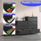4 Drawer Metal Filing Cabinet with Lock, Legal/Letter/A4/F4 Size