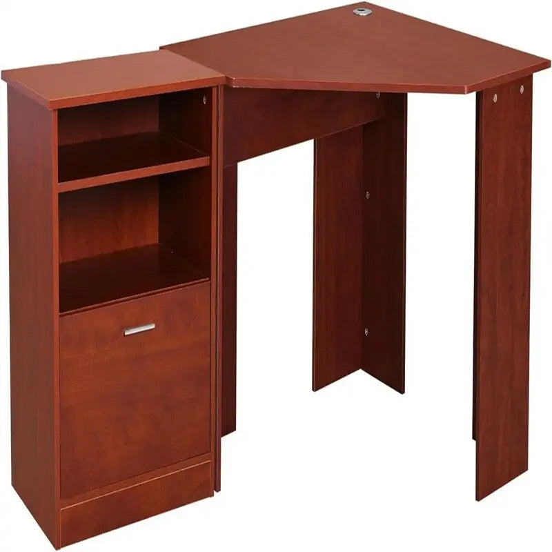 Computer Desk with Printer Cabinet