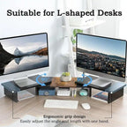 Triple Dual Monitor Stand Riser
