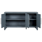 Storage Cabinet Sideboard with MDF+Pine veneer , Adjustable Shelves, Suitable for Living Rooms, Entrance and Study Rooms