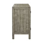 Storage Cabinet Sideboard with MDF+Pine veneer , Adjustable Shelves, Suitable for Living Rooms, Entrance and Study Rooms