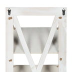 3 Pocket Farmhouse Wood Hanging Wall File Holder