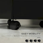 Mobile File Cabinet,Rolling Printer Stand,Vertical Filing Cabinet