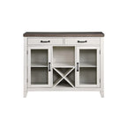 White and Brown Sideboard