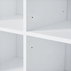 Bathroom Storage Cabinet with Doors and Drawers,Multiple Storage Space, Freestanding Style,Open Shelve,Adjustable Shelf,White